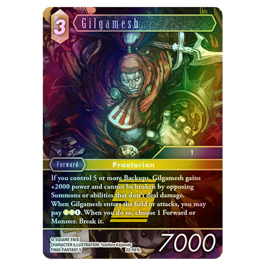 Final Fantasy - Hidden Hope - Gilgamesh - 22-061L (Foil)