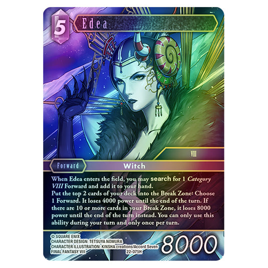 Final Fantasy - Hidden Hope - Edea - 22-075H (Foil)