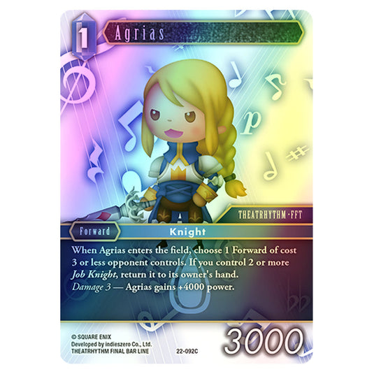 Final Fantasy - Hidden Hope - Agrias - 22-092C (Foil)