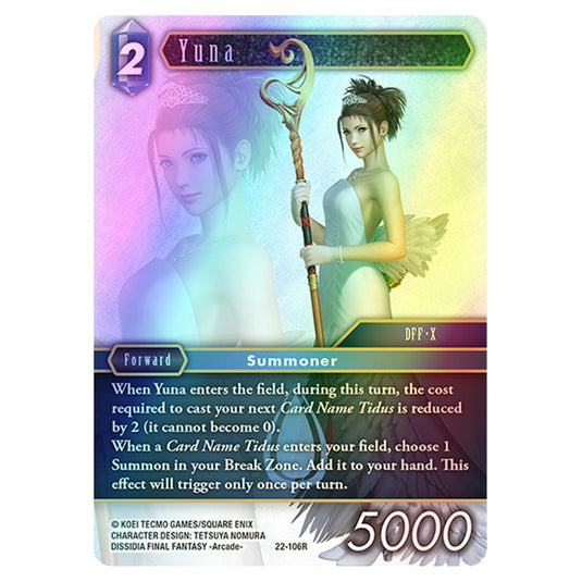 Final Fantasy - Hidden Hope - Yuna - 22-106R (Foil)