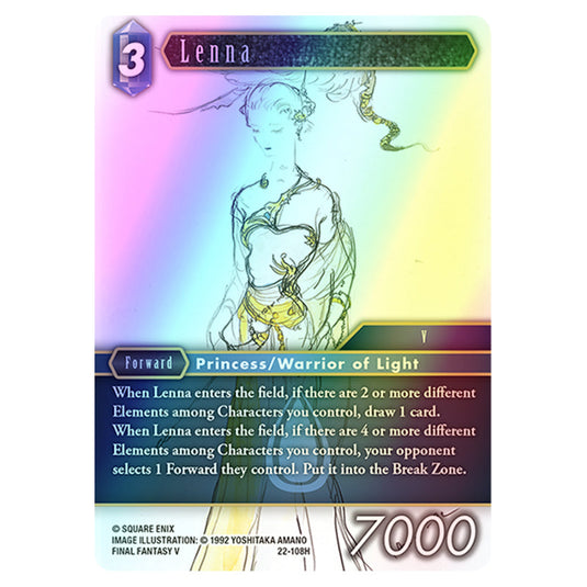 Final Fantasy - Hidden Hope - Lenna - 22-108H (Foil)