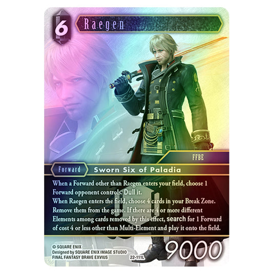 Final Fantasy - Hidden Hope - Raegen - 22-111L (Foil)