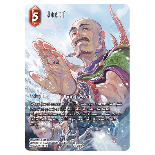 Josef 24-018R-a card from the Final Fantasy set Hidden Legends