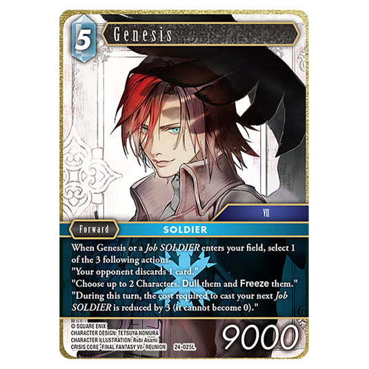 Genesis 24-025L card from the Final Fantasy set Hidden Legends