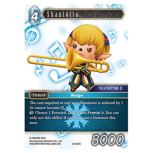 Shantotto 24-027C card from the Final Fantasy set Hidden Legends