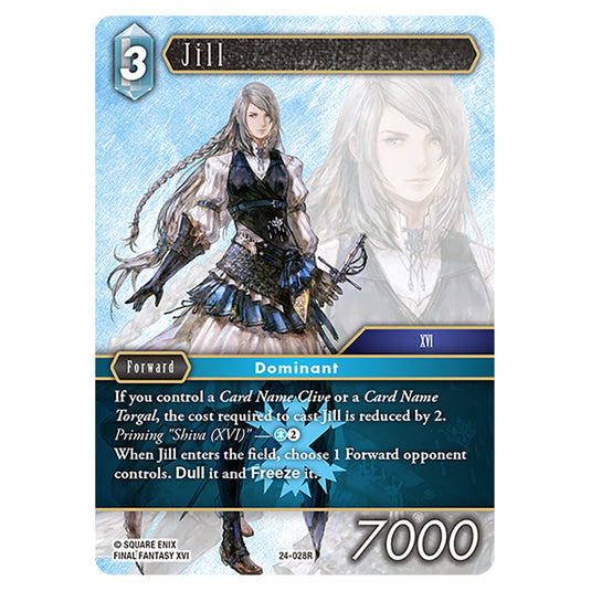 Jill 24-028R card from the Final Fantasy set Hidden Legends