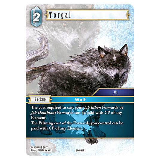 Torgal 24-031R card from the Final Fantasy set Hidden Legends