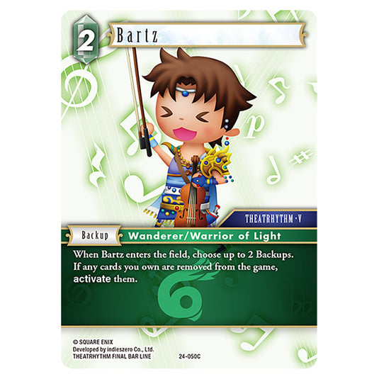 Bartz 24-050C card from the Final Fantasy set Hidden Legends