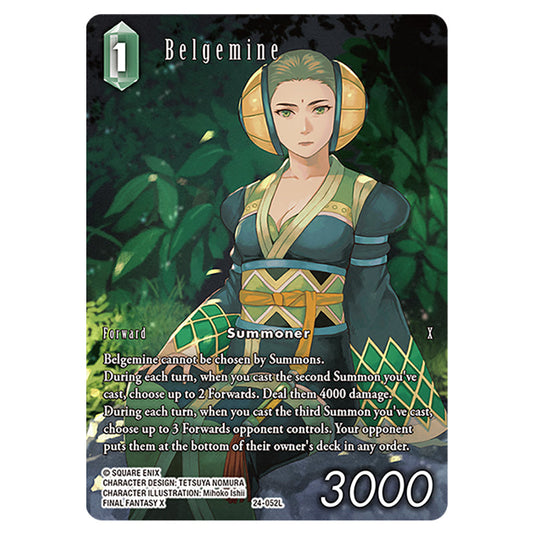 Belgemine 24-052L-a card from the Final Fantasy set Hidden Legends