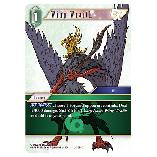 Wing Wraith 24-054C card from the Final Fantasy set Hidden Legends