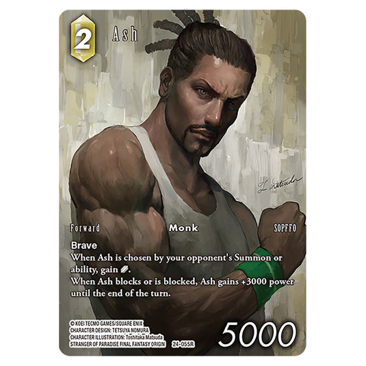 Ash 24-055R-a card from the Final Fantasy set Hidden Legends