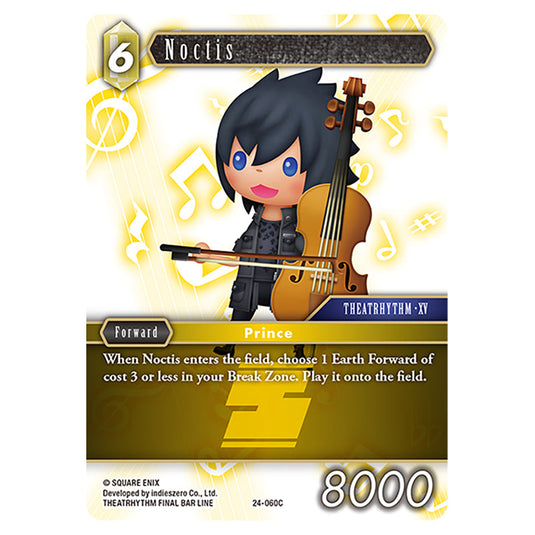 Noctis 24-060C card from the Final Fantasy set Hidden Legends