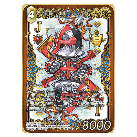 Hugh Yurg 24-063H-a card from the Final Fantasy set Hidden Legends