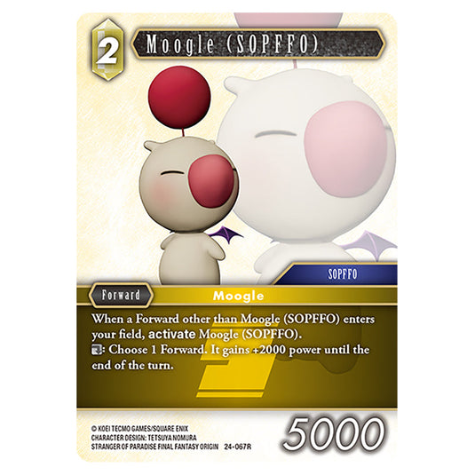 Moogle (SOPFFO) 24-067R card from the Final Fantasy set Hidden Legends