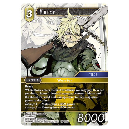 Morse 24-068H card from the Final Fantasy set Hidden Legends