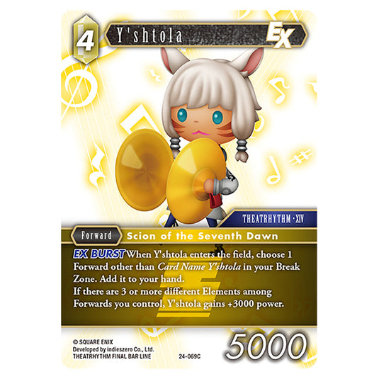 Y'shtola 24-069C card from the Final Fantasy set Hidden Legends