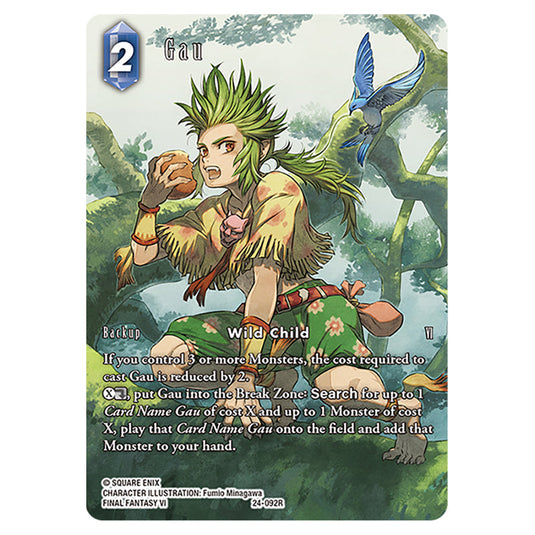 Gau 24-092R-a card from the Final Fantasy set Hidden Legends