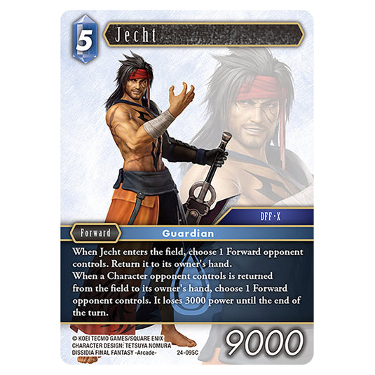 Jecht 24-095C card from the Final Fantasy set Hidden Legends