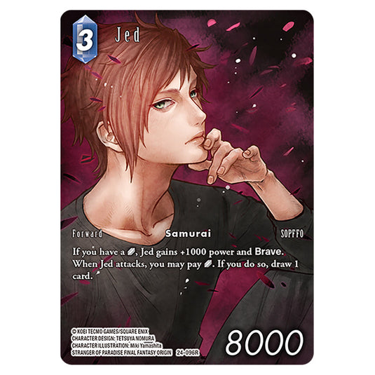 Jed 24-096R-a card from the Final Fantasy set Hidden Legends