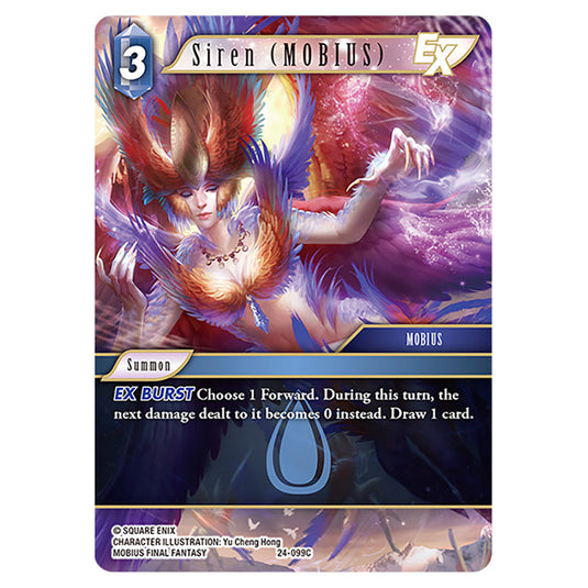 Siren (MOBIUS) 24-099C card from the Final Fantasy set Hidden Legends