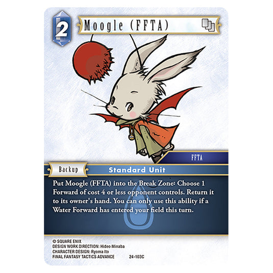 Moogle (FFTA) 24-103C card from the Final Fantasy set Hidden Legends