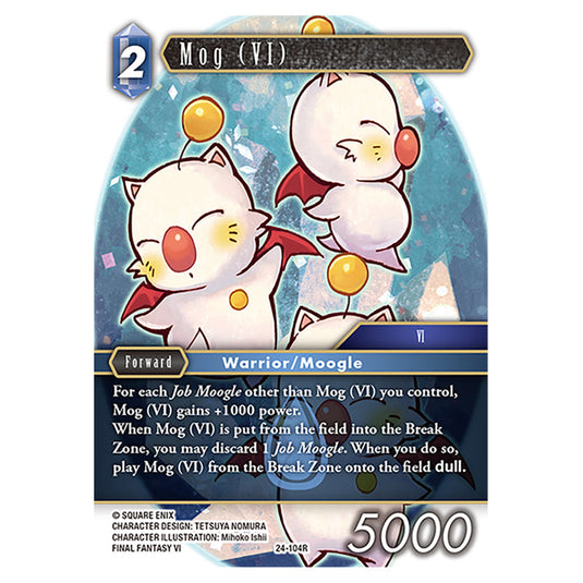 Mog (VI) 24-104R card from the Final Fantasy set Hidden Legends