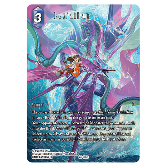 Leviathan 24-106H-a card from the Final Fantasy set Hidden Legends