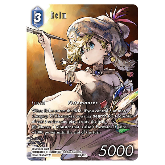 Relm 24-107L-a card from the Final Fantasy set Hidden Legends
