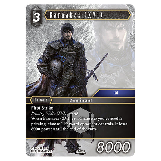 Barnabas (XVI) 24-113R card from the Final Fantasy set Hidden Legends