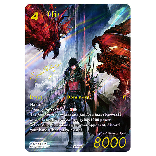 Clive 24-005L-a card from the Final Fantasy set Hidden Legends