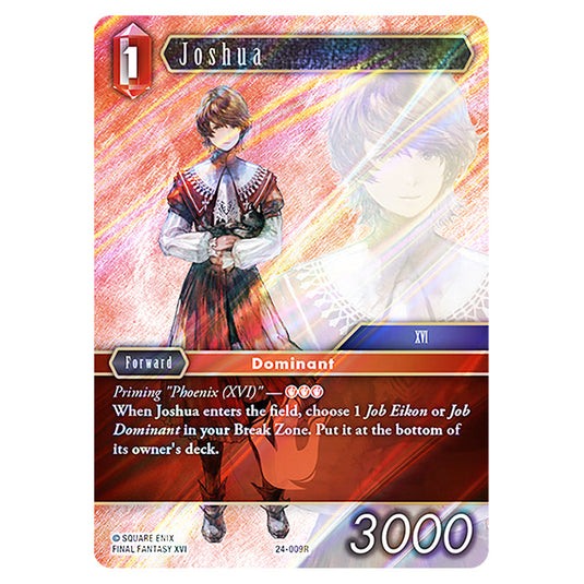 Joshua 24-009R card from the Final Fantasy set Hidden Legends