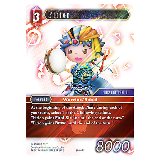 Firion 24-017C card from the Final Fantasy set Hidden Legends