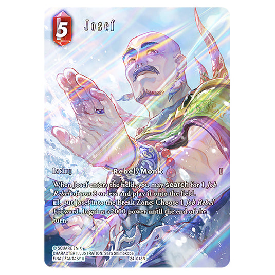 Josef 24-018R-a card from the Final Fantasy set Hidden Legends