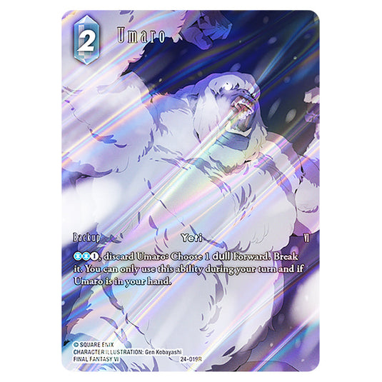 Umaro 24-019R-a card from the Final Fantasy set Hidden Legends
