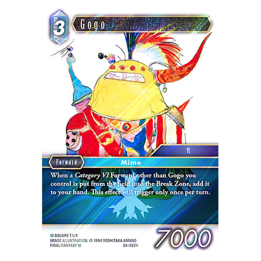 Gogo 24-022H card from the Final Fantasy set Hidden Legends