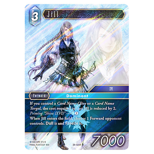 Jill 24-028R card from the Final Fantasy set Hidden Legends