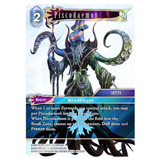 Piscodaemon 24-032R card from the Final Fantasy set Hidden Legends