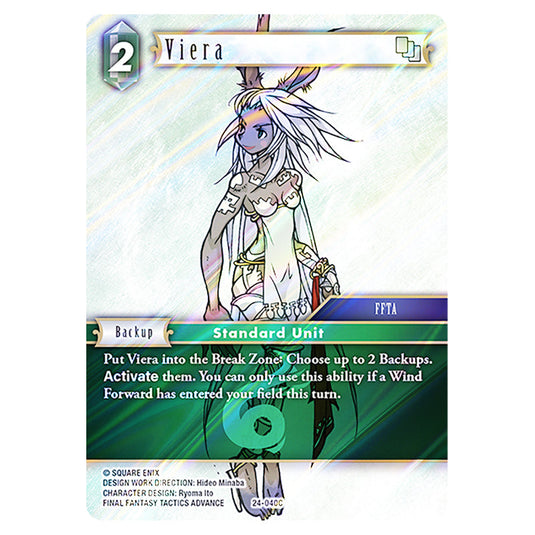 Viera 24-040C card from the Final Fantasy set Hidden Legends
