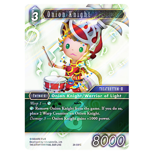 Onion Knight 24-041C card from the Final Fantasy set Hidden Legends