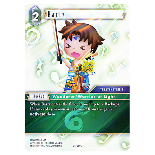 Bartz 24-050C card from the Final Fantasy set Hidden Legends