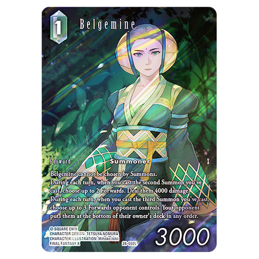 Belgemine 24-052L-a card from the Final Fantasy set Hidden Legends