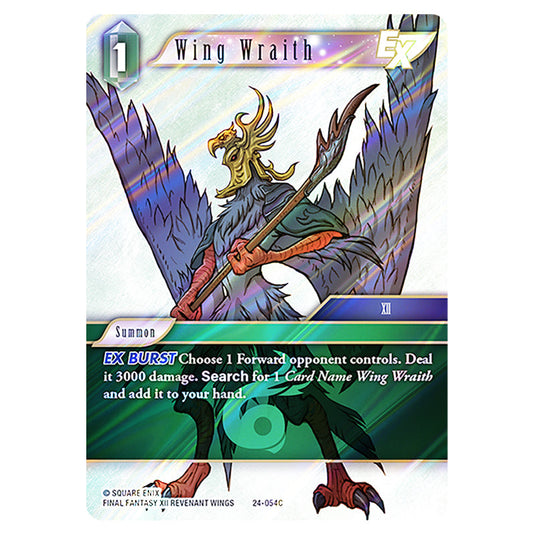 Wing Wraith 24-054C card from the Final Fantasy set Hidden Legends