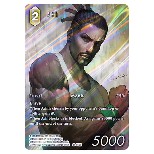 Ash 24-055R-a card from the Final Fantasy set Hidden Legends