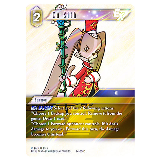 Cu Sith 24-056C card from the Final Fantasy set Hidden Legends