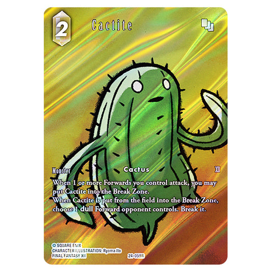 Cactite 24-059R-a card from the Final Fantasy set Hidden Legends