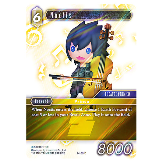Noctis 24-060C card from the Final Fantasy set Hidden Legends