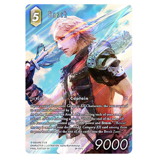 Basch 24-061L-a card from the Final Fantasy set Hidden Legends