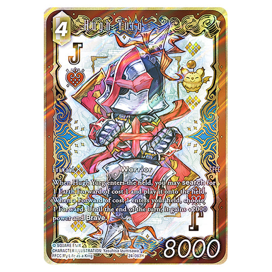 Hugh Yurg 24-063H-a card from the Final Fantasy set Hidden Legends