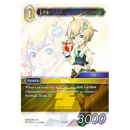 Leo 24-072C card from the Final Fantasy set Hidden Legends