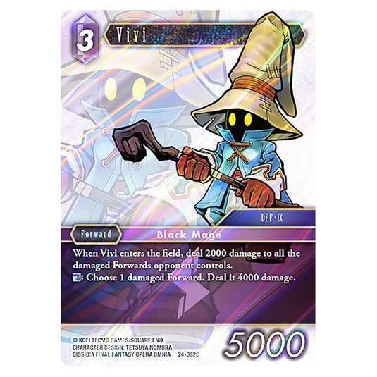 Vivi 24-082C card from the Final Fantasy set Hidden Legends
